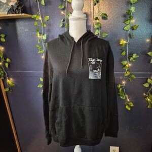 Black Graphic Hoodie - Men's Pullover